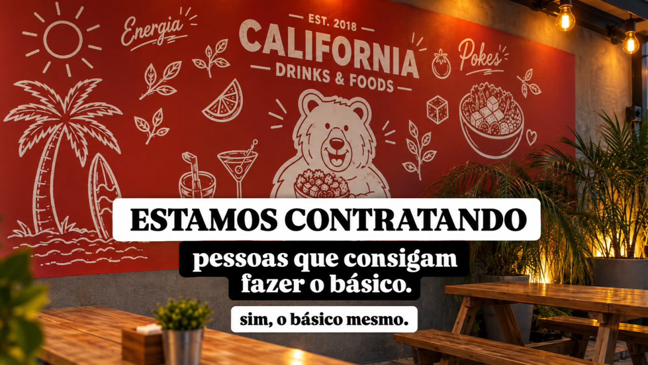 Quando foi que chegar no horário se tornou competência?